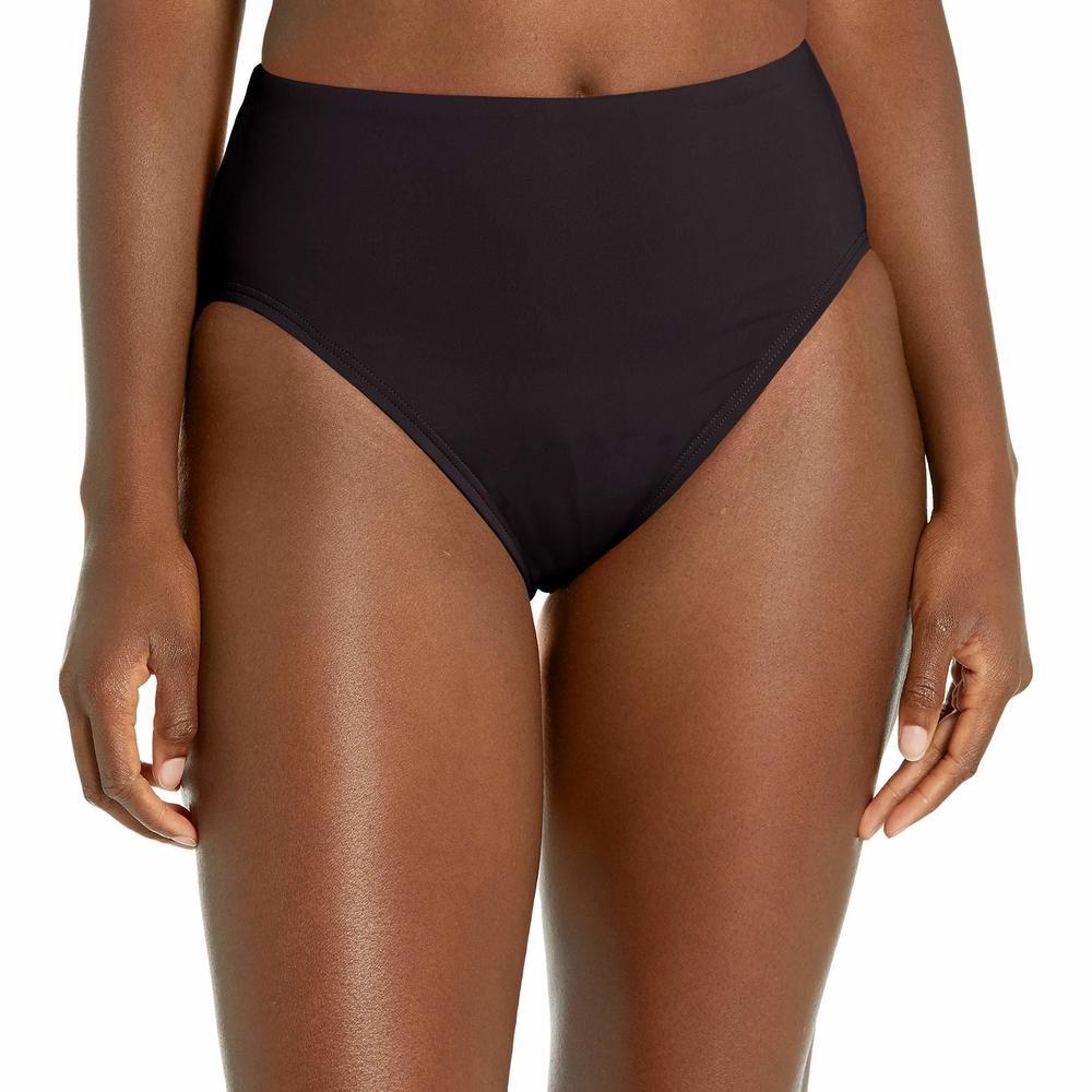 Contours by Coco Reef Onyx HIGH Waist Bottom Black Large